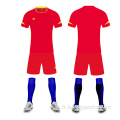 Uniformes d&#39;équipe de football personnalisés à manches courtes